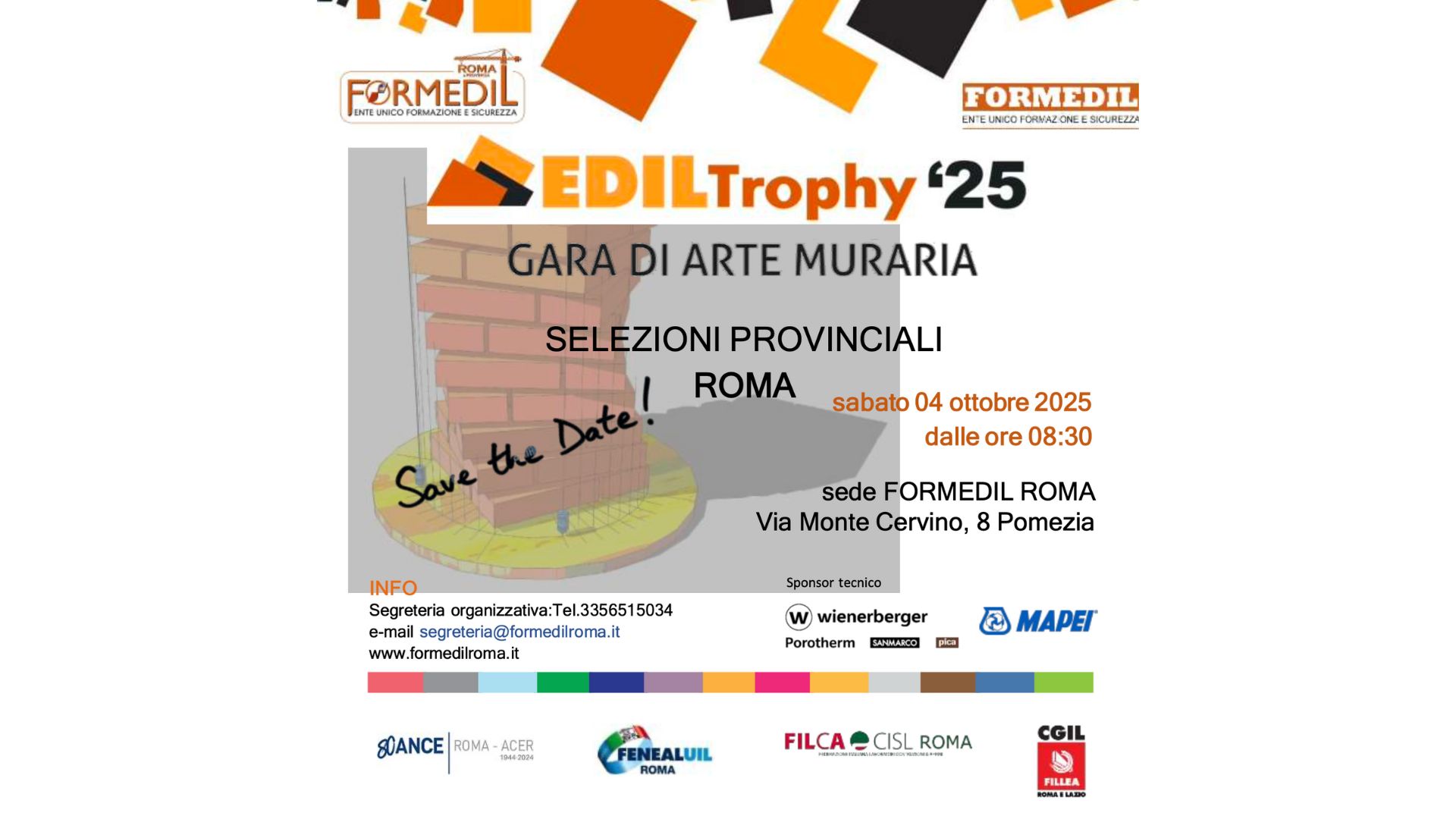 Ediltrophy 2025 - Selezioni provinciali il 4 ottobre