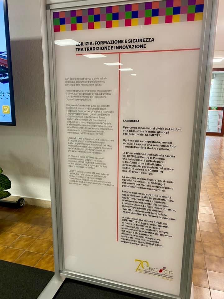 Inaugurata a Pomezia la mostra “Edilizia: Formazione e Sicurezza tra Tradizione e Innovazione”